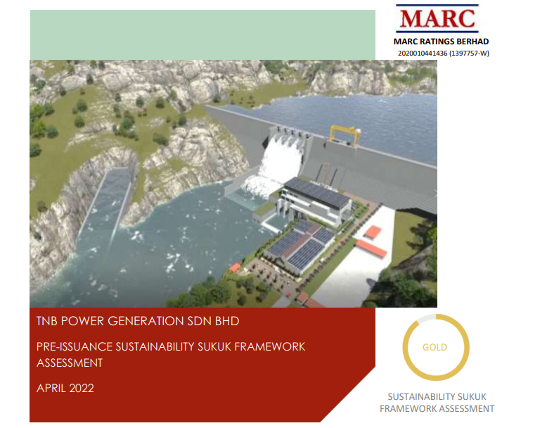 MARC ASSIGNS “GOLD” RATING TO TNB POWER GENERATION SDN BHD’S SUSTAINABILITY SUKUK FRAMEWORK