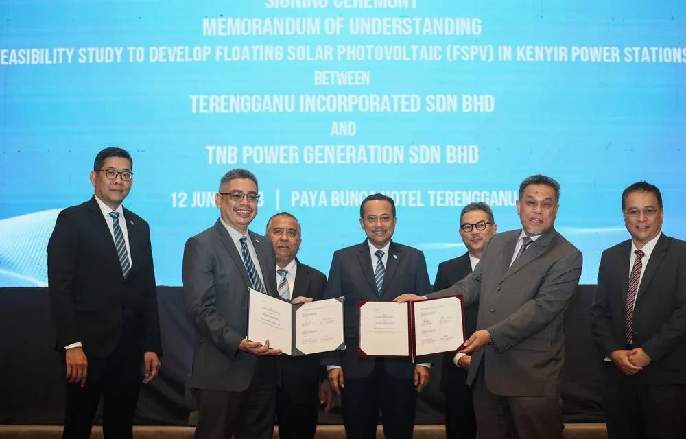 Terengganu Inc signs MoU with TNB Genco to study floating solar farm feasibility