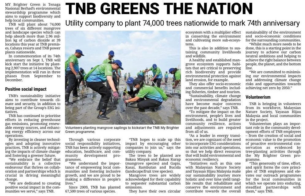 TNB Green The Nation